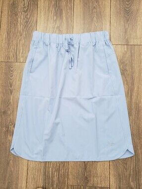 C. Saucy The Anywhere Scrubs Skirt Ceil Blue Size Large